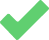 vector de tick verde